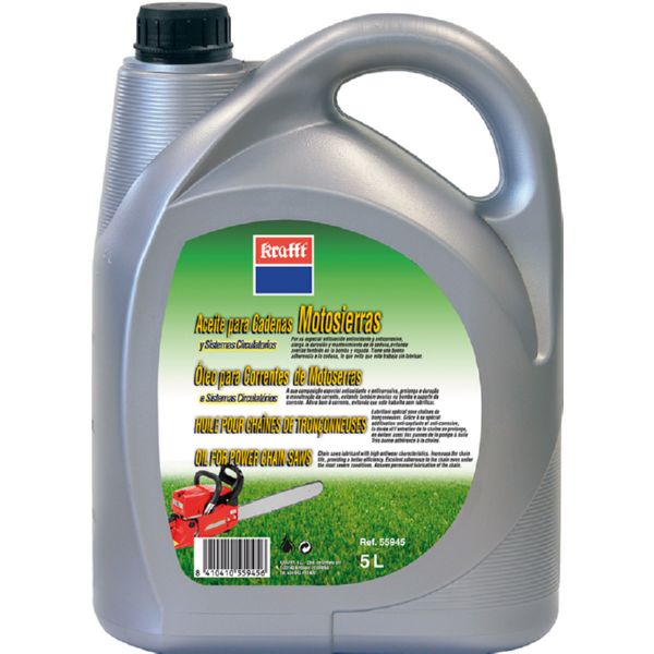 ACEITE CADENA MOTOSIERRAS KRAFFT 5L.