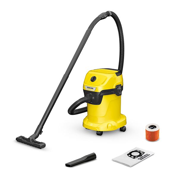 ASPIRADOR KARCHER WD3 S - 1000W 17 Lt.