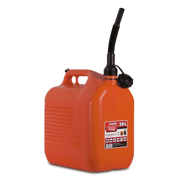 BIDON COMBUSTIBLE ROJO TAYG 30 L. CANULA