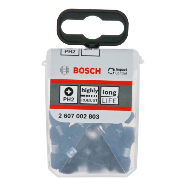 BOSCH - 25 PUNTAS IMPACT PH2 - 25 mm