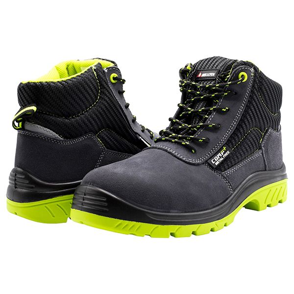 BOTA PIEL SERRAJE +COMP S1P GRIS 38