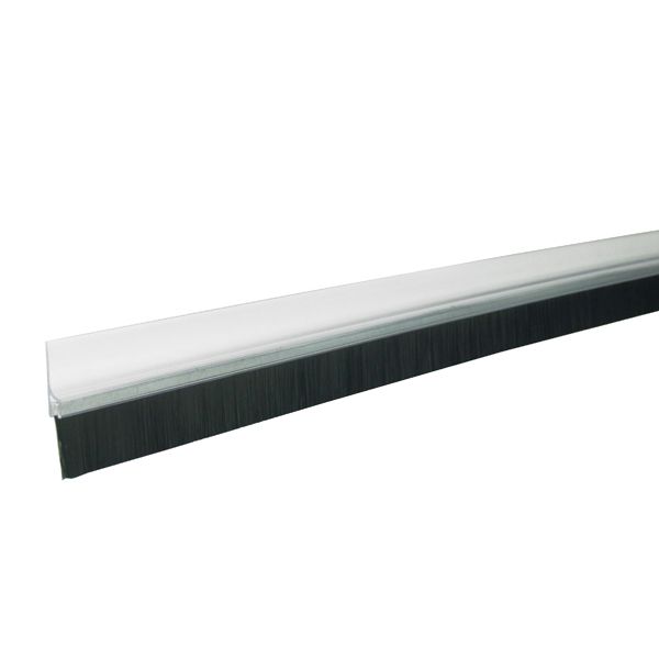 BURLETE PVC-CEPILLO TRANSP.105cm x 45mm