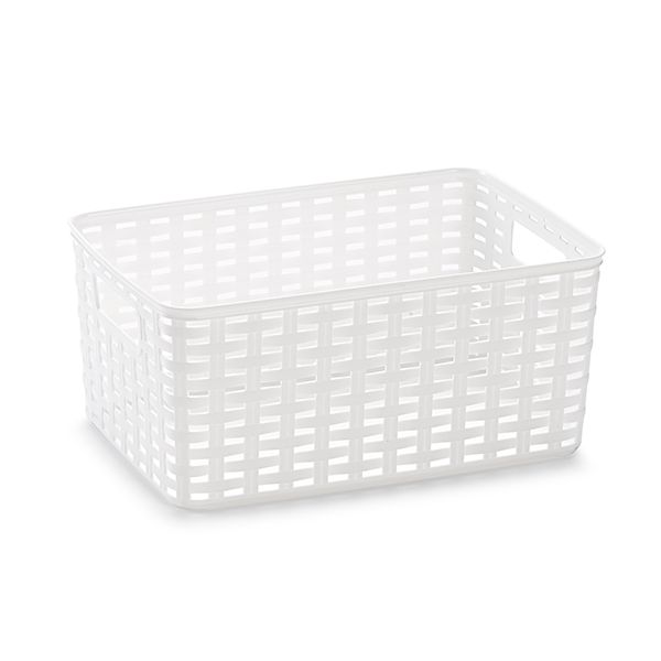 CESTA MULTIUSO 10L BLANCO 33X22 CM