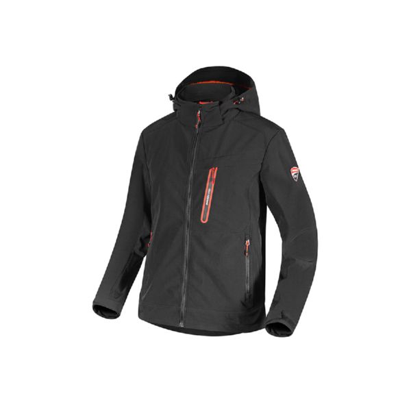 CHAQUETA SOFTSHELL DUCATI NEGRA XXL