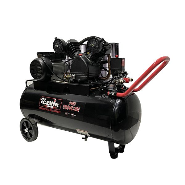 COMPRESOR CORREA 3HP MONO 100 L