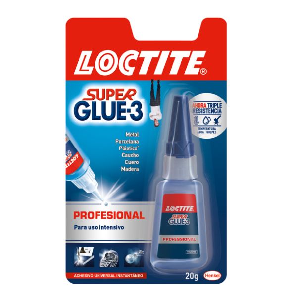 LOCTITE SUPER GLUE-3  20 GRS. XXL PROFESIONAL