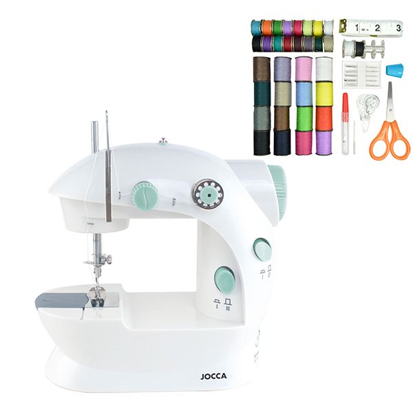 MAQUINA DE COSER CON KIT DE COSTURA -