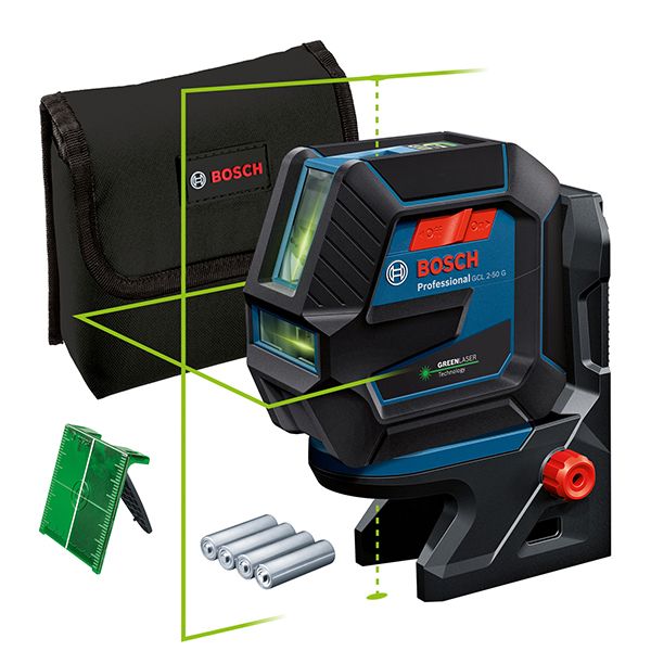 NIVEL LASER BOSCH GCL2-50G + RM 10 VERDE