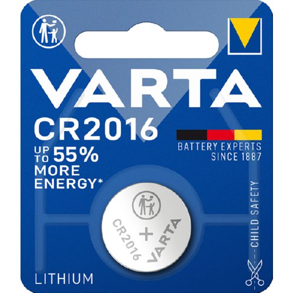 VARTA-PILA LITIO CR2016 3V.