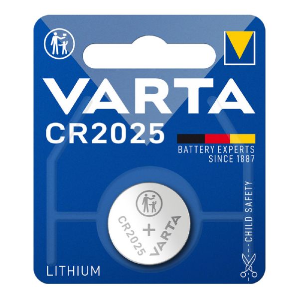 VARTA-PILA LITIO IEC CR2025 DE 3V.