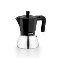 CAFETERA INDUCCION INOX BLACK MONIX 6 TZ.