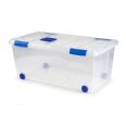 CAJA MULTIUSO C/RUEDA TRANSP 61 L