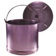 CUBO RECTO GALVANIZADO S/TAPA 11 LITROS 26x23 cm 