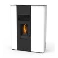 ESTUFA PELLET BLANCA AUDAX SLIM PASILLO 10 KW