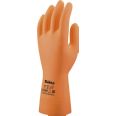 GUANTE LATEX INDUSTRIAL NARANJA T.8