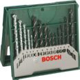 JUEGO 15 BROCAS MIXTAS BOSCH X-LINE 3-8 mm