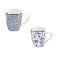 MUG PORCELANA ARMONIA AZUL -